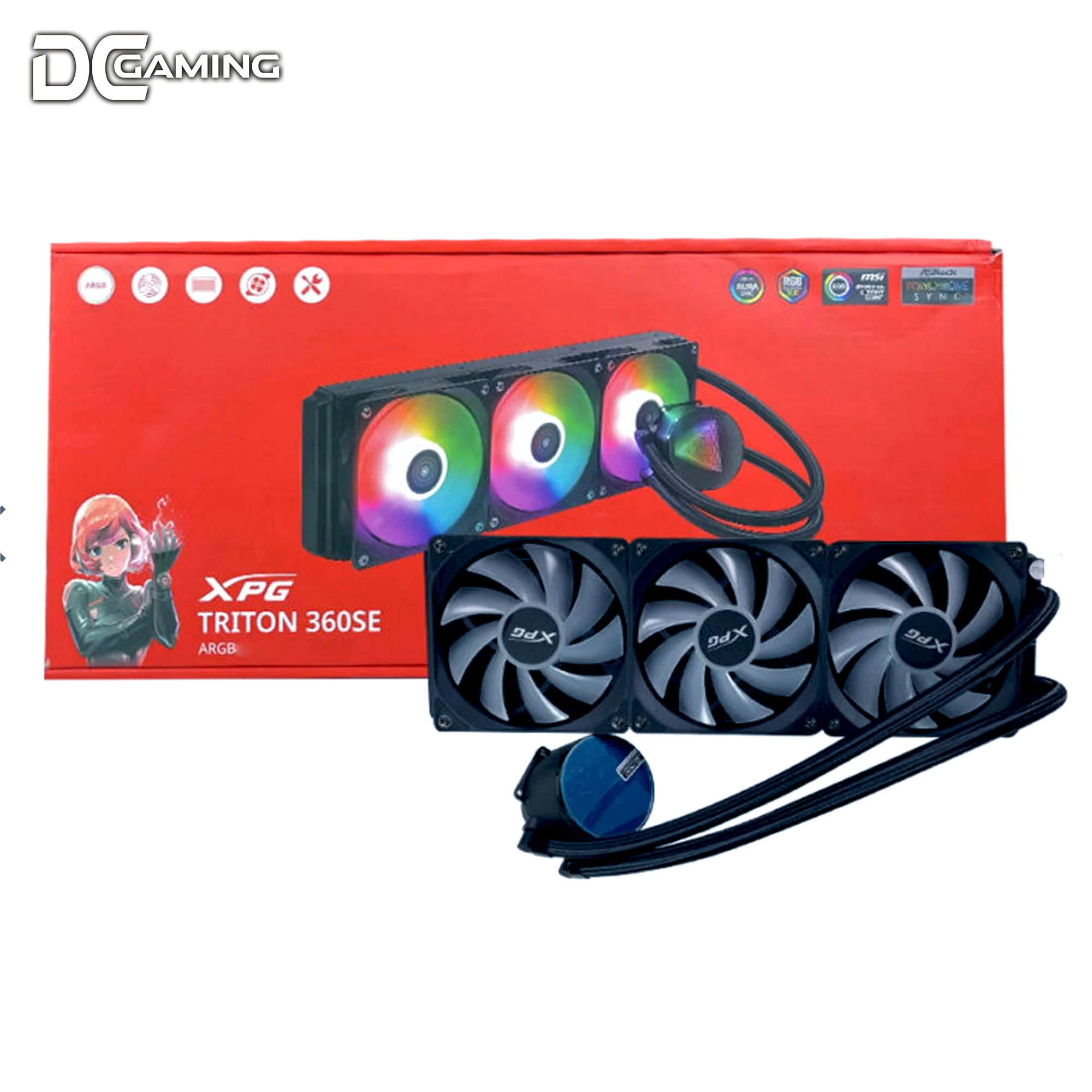 XPG TRITON 360 - BLAKC - Liquid COOLING AIO